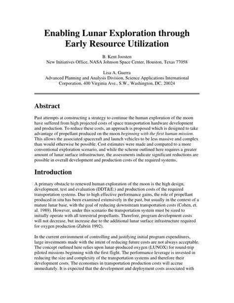 ApplicationsinLunarExplorationandResourceUtilization